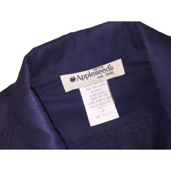 Vintage Appleseed's Navy Blue Jacket Women's Size 10 Petite - Appleseeds women's - Picture 2 of 8